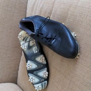 FootJoy DNA golf shoes, Black, size 9W